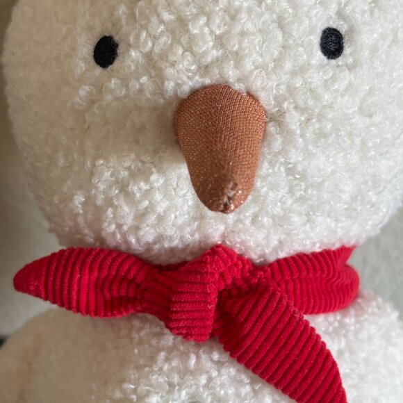 Cloud Island Snowman Plush 11 Inch Red Scarf Green Hat Curly Stuffed Target 2024 - Picture 7 of 16